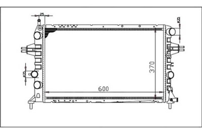 RADUADOR OPEL ASTRA G 04/98-03/0 DEPO  