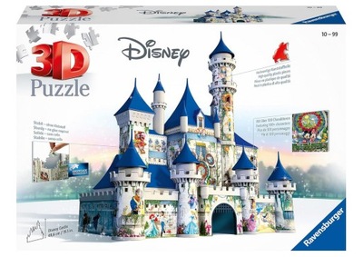 Ravensburger 12587 3D Puzzle Disney zamek