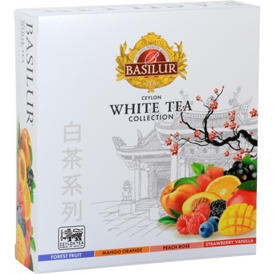 Herbata biała Basilur WHITE TEA saszetki 40x1,5g