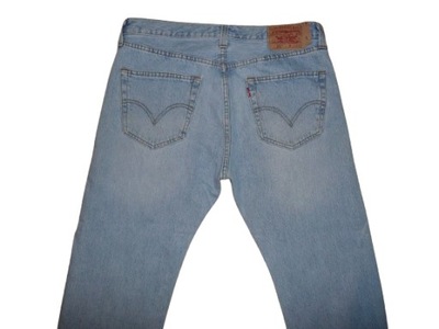 Spodnie dżinsy LEVIS 501 W34/L30=45/104cm jeansy