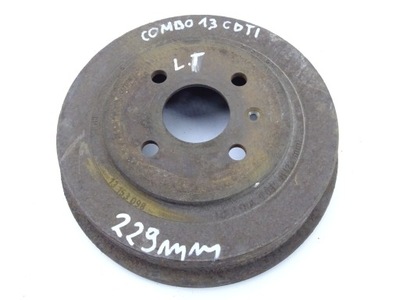 Opel combo c 01-11 барабан задняя фото №1