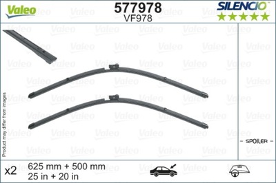 LIMPIAPARABRISAS ESCOBILLAS VALEO 577978  