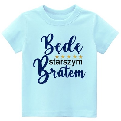 Koszulka t-shirt Będę starszym bratem r. 86