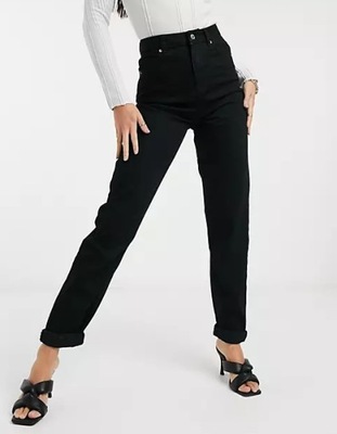 SPODNIE DAMSKIE JEANSOWE CZARNE TALL 36/36 1ZAH