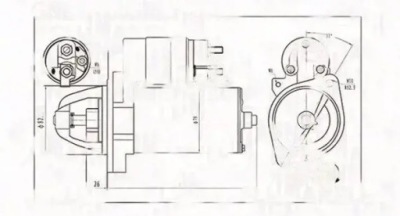 Стартер 063721202010 magneti marelli mercedes фото №1