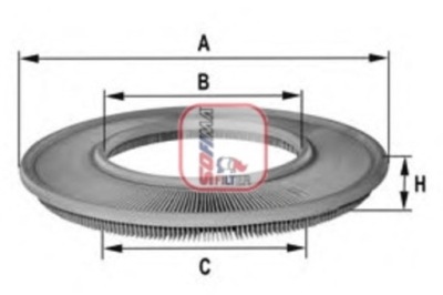 Фильтр воздуха knecht lx 130 фото №1