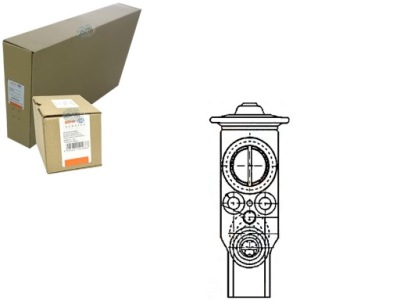 Клапан расширительный кондиционера peugeot 307 behr hell фото №1