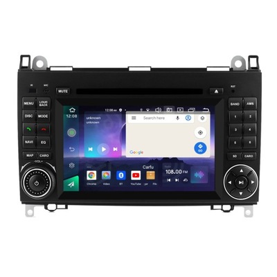 RADIO ANDROID DAB+ DVD GPS WIFI MERCEDES A B VIANO VITO SPRINTER VW CRAFTER  