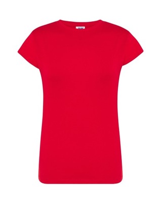 Damska koszulka t-shirt dopasowany JHK red M