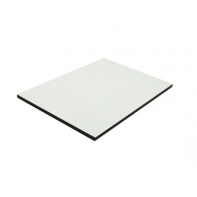 Płyta HPL 10 mm biała - 100×100 mm (0085 próbka)