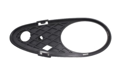 Mercedes c-klasa w203 2000-2003 рамка бампера права na протитуманна фара решітка фото №1