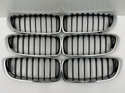 Bmw 4 f32 f33 f36 решітка радіатора решітка радіатора решітка радіатора ліва права хром комплект n 14- фото №1