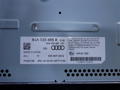 Усилитель bang&olufsen 83a035465a audi q3 фото №1