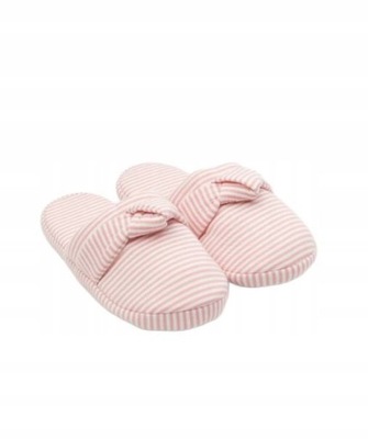 RÓŻOWE KAPCIE Z KOKARDĄ R36/37 W595015