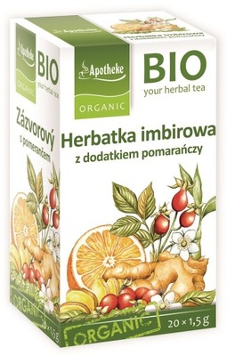 HERBATKA IMBIR - POMARAŃCZA BIO (20 x 1,5 g) 30 g