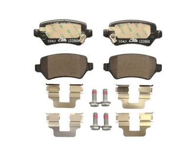 Тормозные колодки тормозные ate - teves 13.0470-2868.2 фото №1