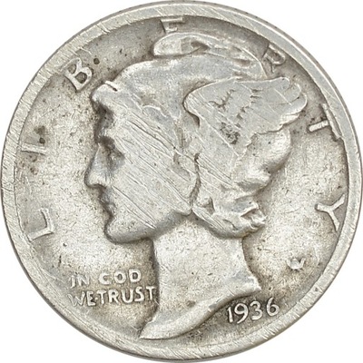 14.USA, 10 CENTÓW 1936