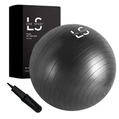 PIŁKA DO ĆWICZEŃ W CIĄŻY GIMNASTYCZNA PILATES 85CM PROFESJONALNA LINE SPORT