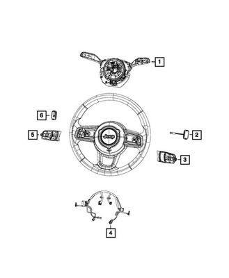 CINTA PARA VOLANTE BOBINA RUBICON WRANGLER JL  