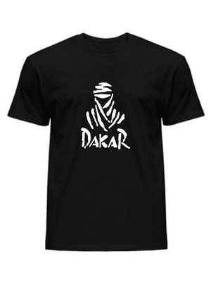 KOSZULKA T-SHIRT MĘSKI RAJD DAKAR CZARNY M