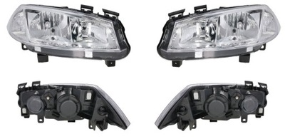 Фара лампа renault megane 2 02-05 l+p tyc фото №1