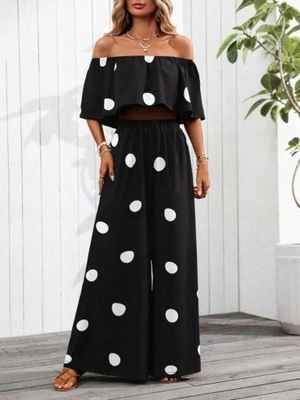 SHEIN KOMPLET TOP I SPODNIE S