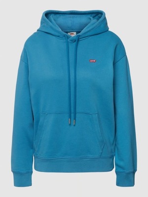 Y4164 LEVIS STANDARD HOODIE vallarta blueBLUZA DAMSKA XXS