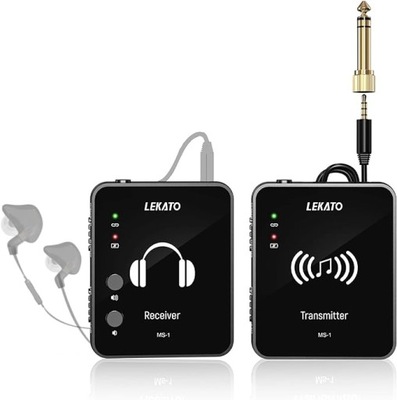 System odsłuchu dousznego MS-1 Bezprzewodowy system stereo 2.4G IEM