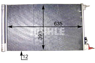 MAHLE CONDENSADOR DE ACONDICIONADOR CHEVROLET MALIBU OPEL INSIGNIA A  