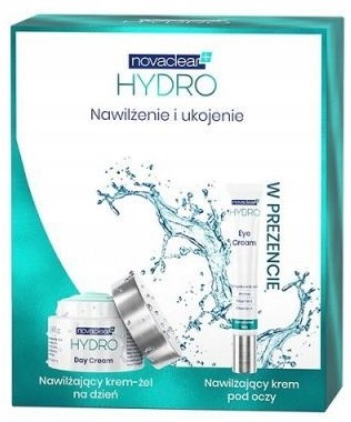 Novaclear Hydro krem-żel 50 ml+ krem pod oczy 15ml