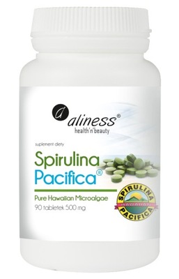 Aliness Spirulina Pacifica 500mg 90 tabletek vege