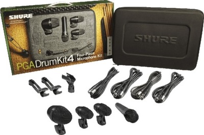 Mikrofony do perkusji Shure PGA DRUMKIT-4