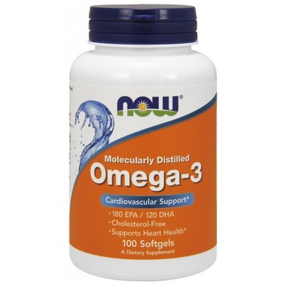 Omega 3 1000mg 100 kaps. NOW FOODS