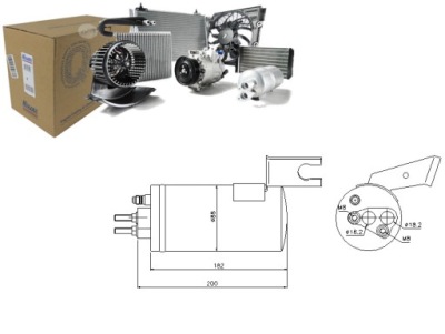 Осушувач кондиціонера chrysler pt cruiser 1.6-2.4 фото №1