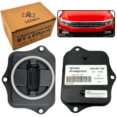 Блок керування модуль підсвічування повороту лампа afs vw passat b8 3g0 941 329 фото №1