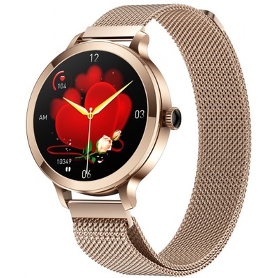 Zegarek Smartwatch Damski Hagen HC82.110.5310 różowe złoto