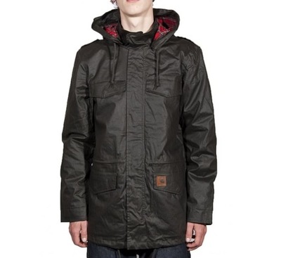 CARHARTT kurtka długa woskowana Columbia Coat Waxed jak Nowa roz L