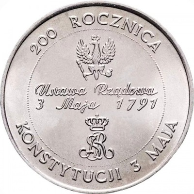 10000 zł Konstytucja 3 maja 1991 mennicza mennicze