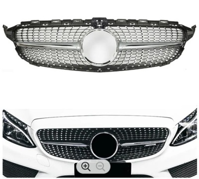 РЕШІТКА РЕШІТКА РАДІАТОРА MERCEDES W205 C205 DIAMOND