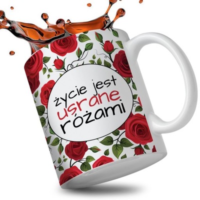 KUBEK WYJĄTKOWY PREZENT DLA PAR NA WALENTYNKI I ZAKOCHANYCH ŚMIESZNE WZORY