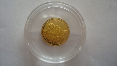 2001 Liberia 25 dolarów rushmore
