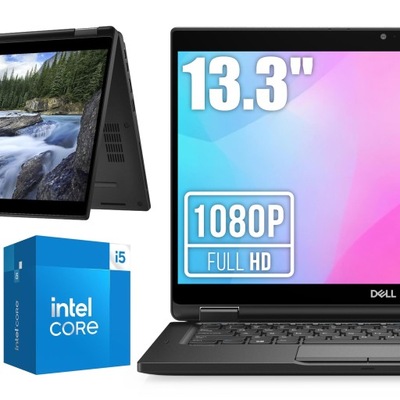 Laptop 2w1 DELL LATITUDE 7390 i5-8250U 8GB 256GB SSD FULL HD DOTYK WIN11PRO