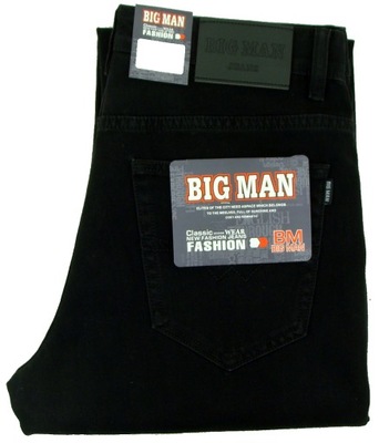 SPODNIE BIG MAN 050 W33-86/92CM L 30 CZARNY