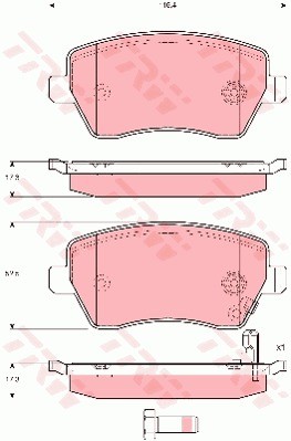 TRINKELĖS HAMULC. SUZUKI SWIFT 05- 