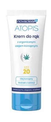 ATOPIS KREM DO RĄK Z ORGANICZNYM OLEJEM KONOPNYM