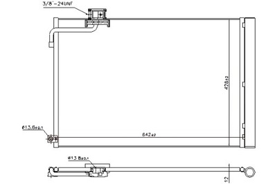 NISSENS CONDENSADOR DE ACONDICIONADOR MERCEDES C C204 C T-MODEL S204 C W204  