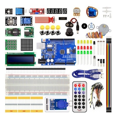 XXL Zestaw do nauki programowania zgodny z Arduino w pudełku