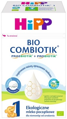 HiPP 1 BIO Combiotik Ekologiczne mleko początkowe dla niemowląt od urodzeni