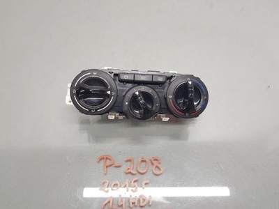 Панель керування кондиціонер peugeot 208 i фото №1
