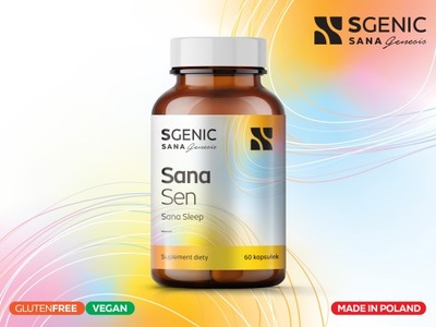 SGENIC SANA SEN Sleep Łatwe Zasypianie 60szt